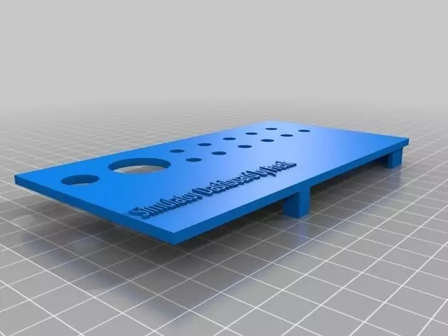 Simulator Dashboard 3D print model_0