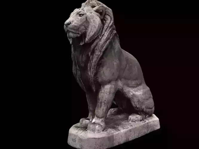 LION SCULPTURES  3D print model