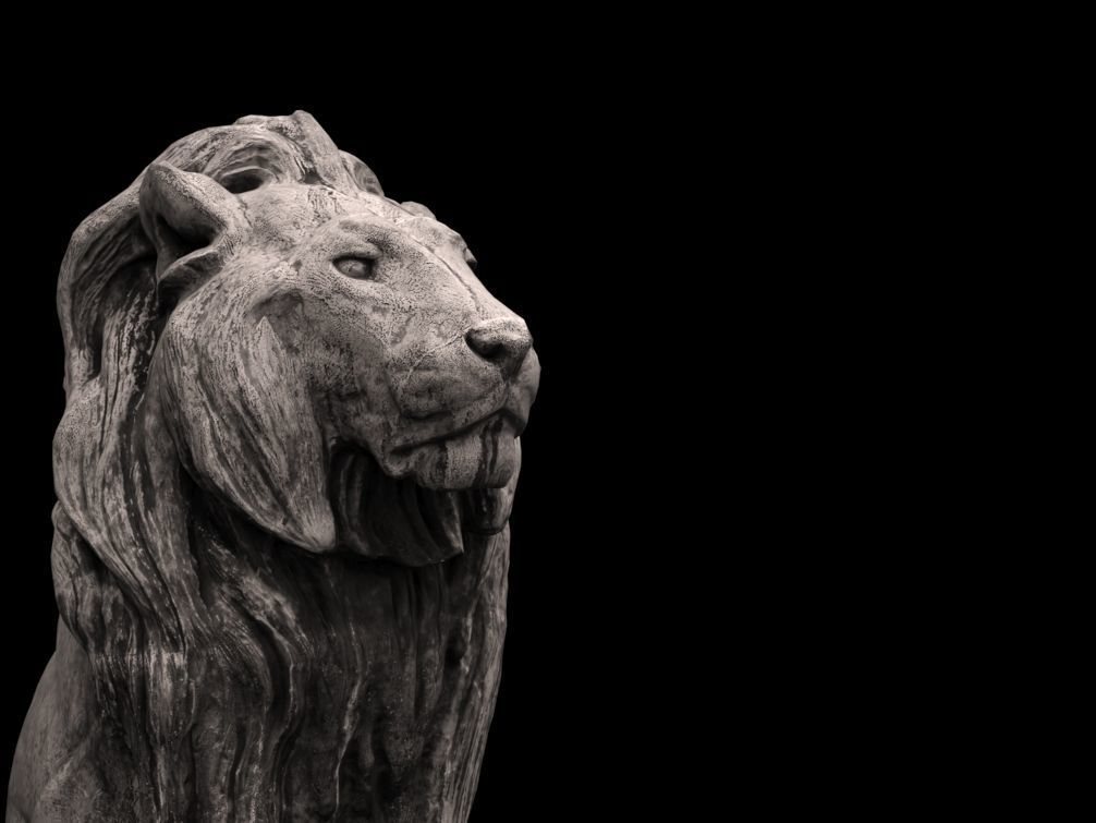 LION SCULPTURES  3D print model_1