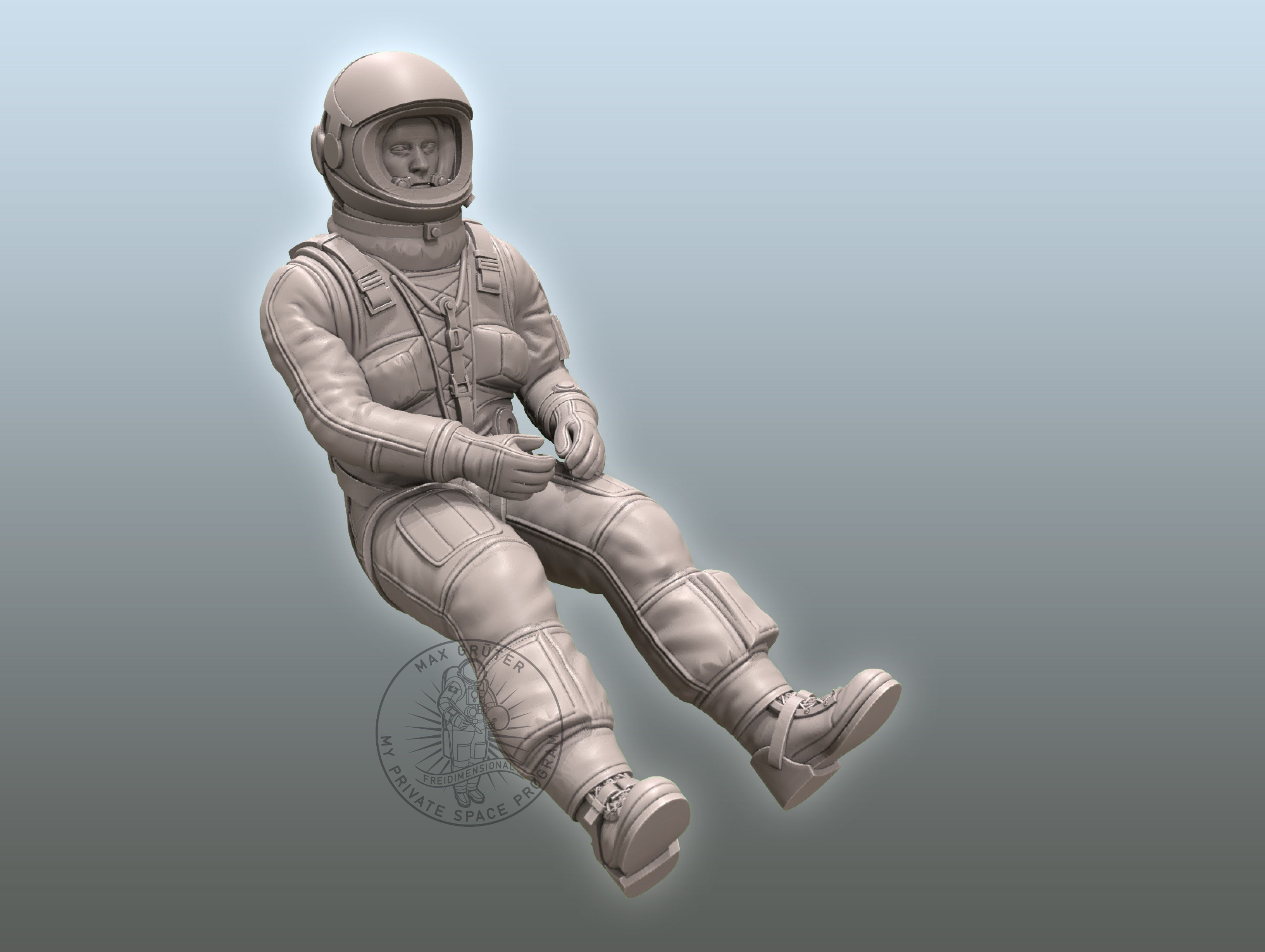 SR-71 Blackbird Pilot 3D print model_1