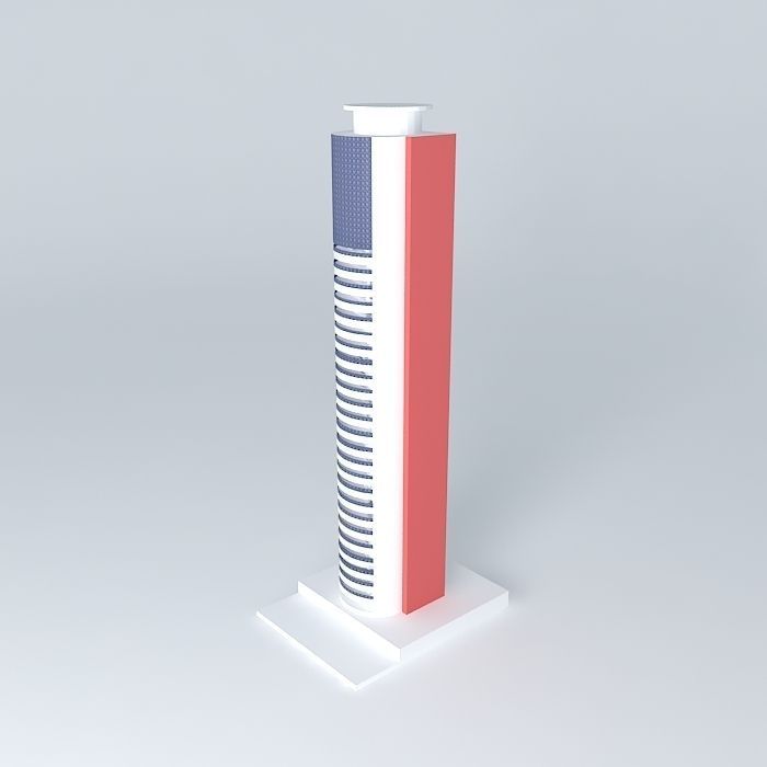 Torre Caney Santo Domingo Free 3D model_2