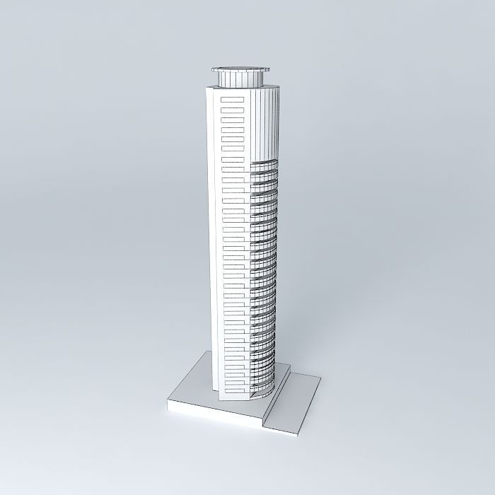 Torre Caney Santo Domingo Free 3D model_3