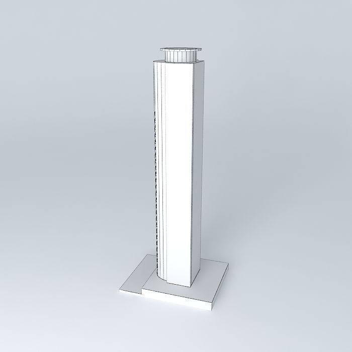 Torre Caney Santo Domingo Free 3D model_4