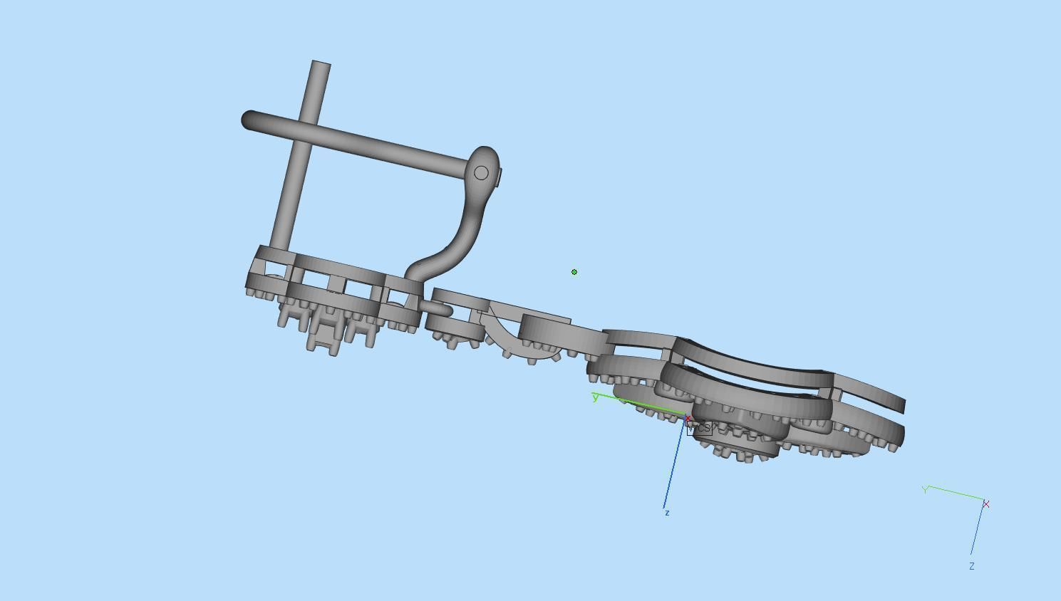 earrings boat with rope 3D print model_11