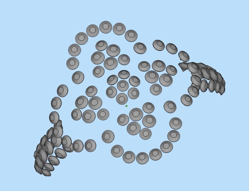 ring woman 3D print model_13