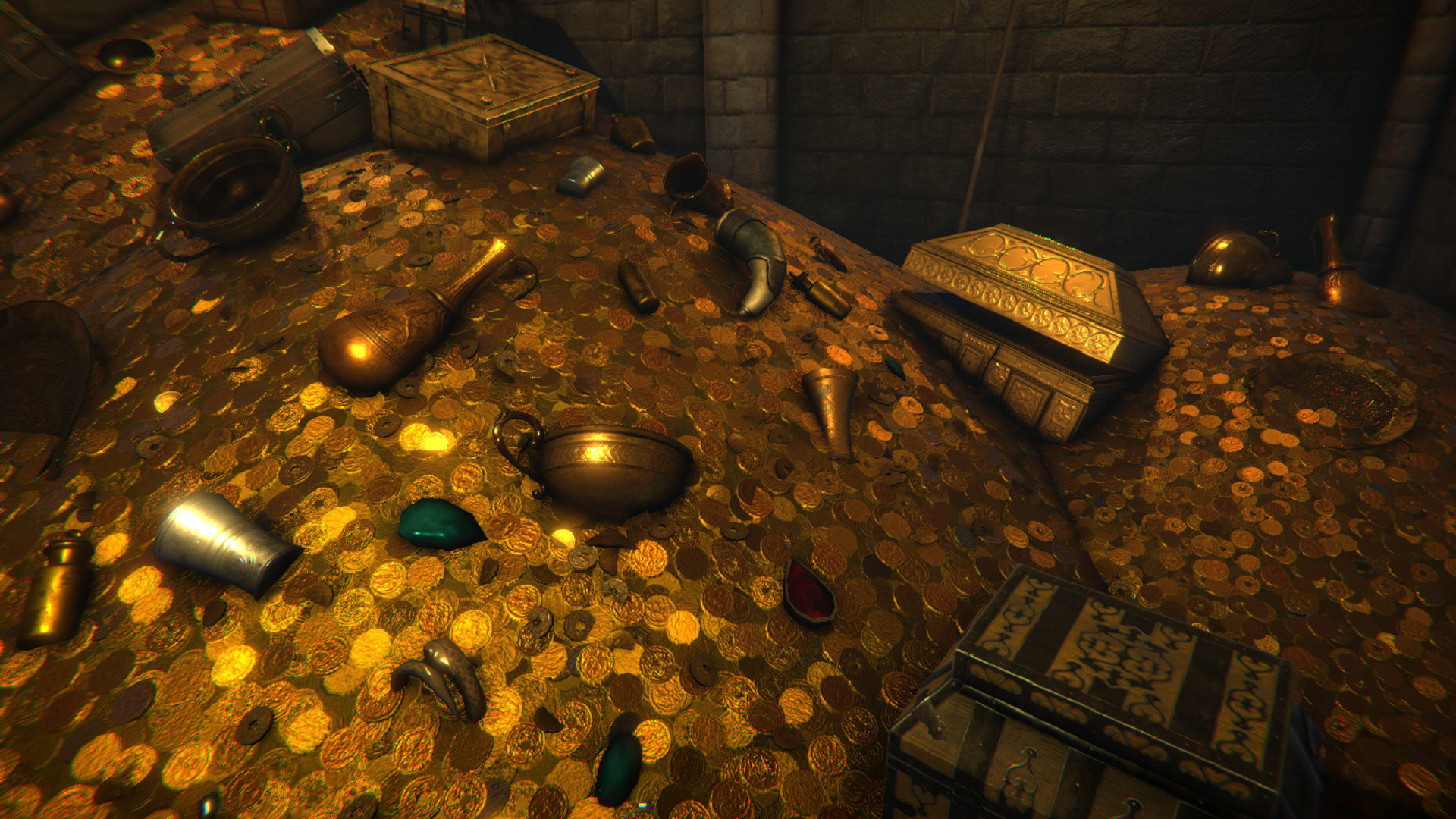 Treasury game ready Low-poly 3D model_1