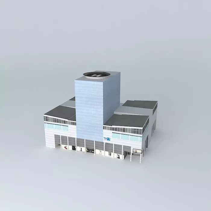 Blue Mall Santo Domingo Republica Dominicana Free 3D model