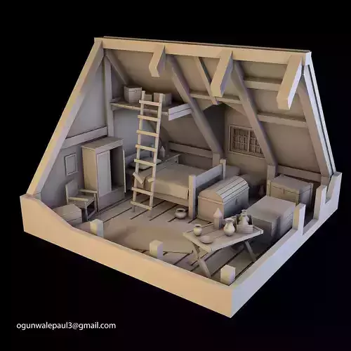 Fantasy thief Bedroom