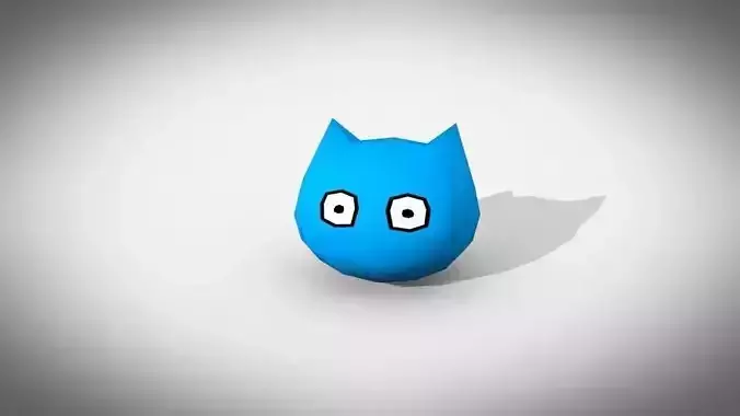 Low-poly monster ball