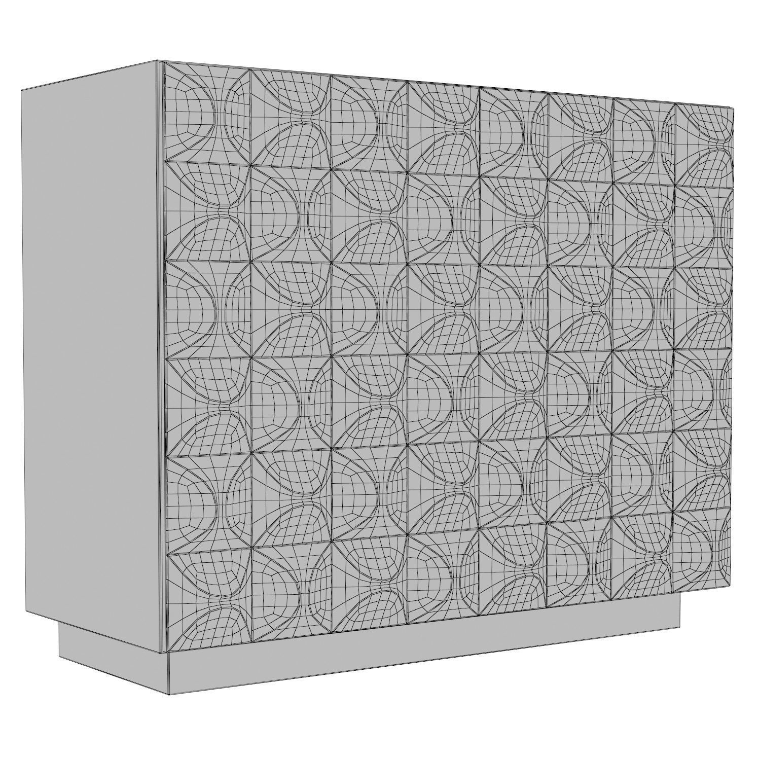 Ophelia Drawer Chest 3D model_1