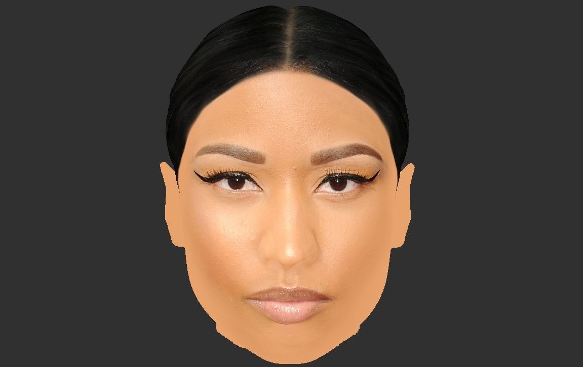 Nicki Minaj 3D model_21