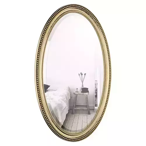 Oval Metallic Accent Mirror ROSP3525