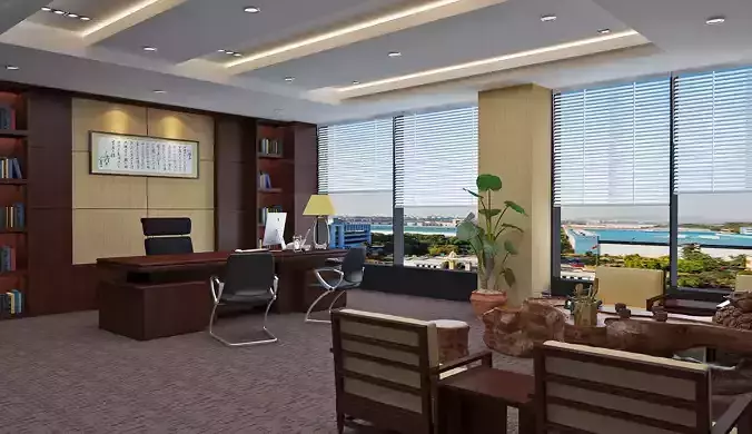 Chinese Style CEO Office