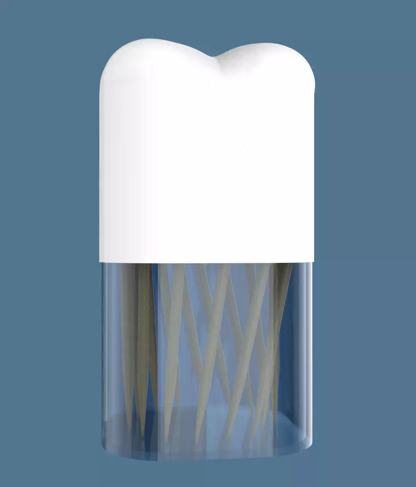 toothpick in the form of tooth 3D model | CGTrader