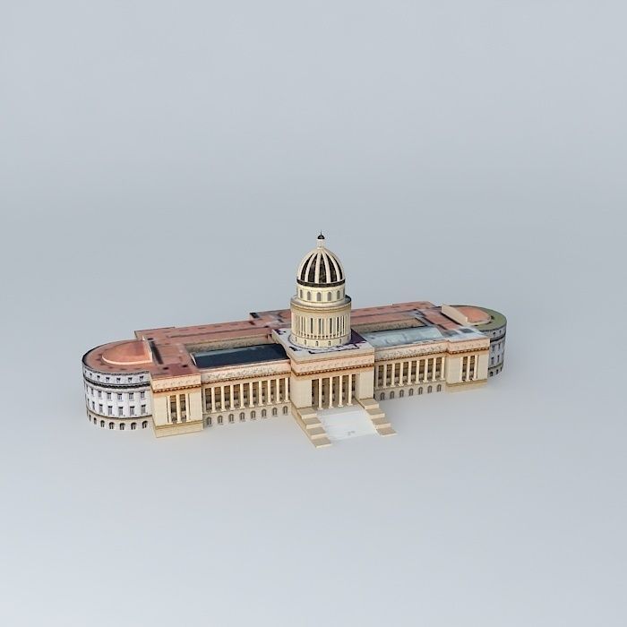 Capitol of Havana Havana Cuba Free 3D model_2