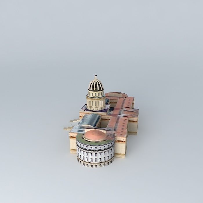 Capitol of Havana Havana Cuba Free 3D model_1