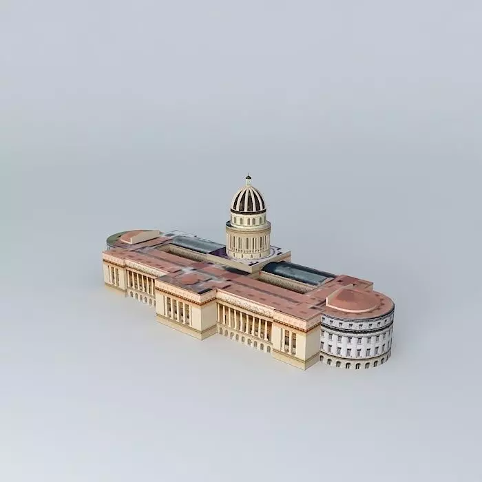Capitol of Havana Havana Cuba Free 3D model_0