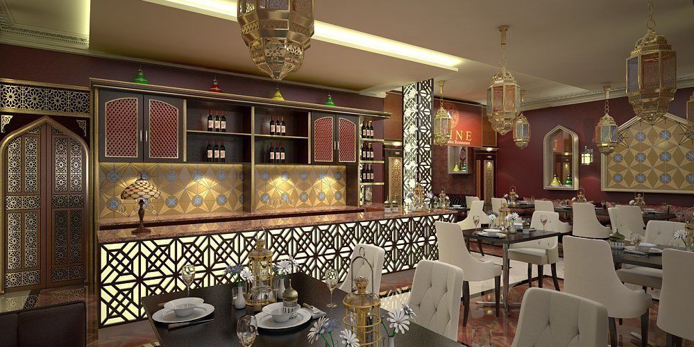 Morrocan Restaurant with VIP Room 3D model_1