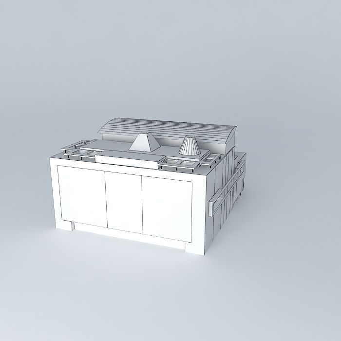 Juticia Supreme Court of the Dominican Republic  Santo Domingo Free 3D model_4