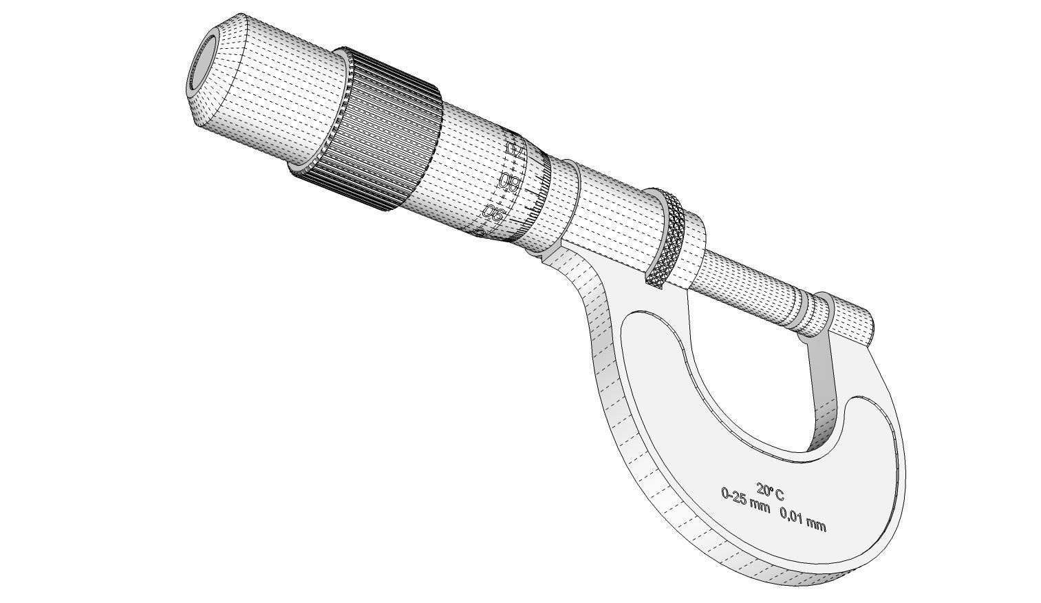 Micrometer 3D model_17