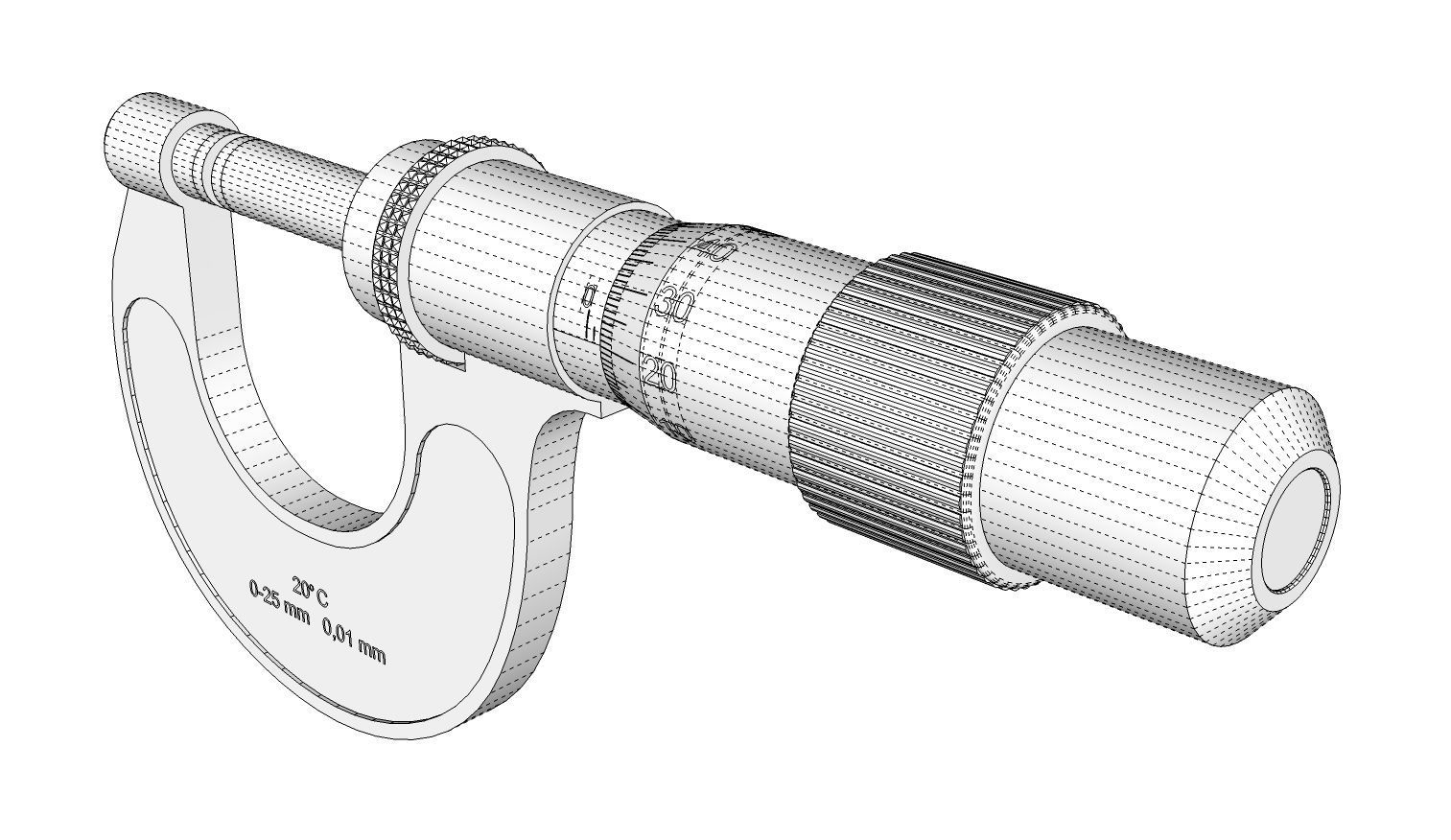 Micrometer 3D model_13