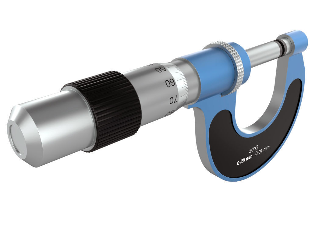 Micrometer 3D model_4