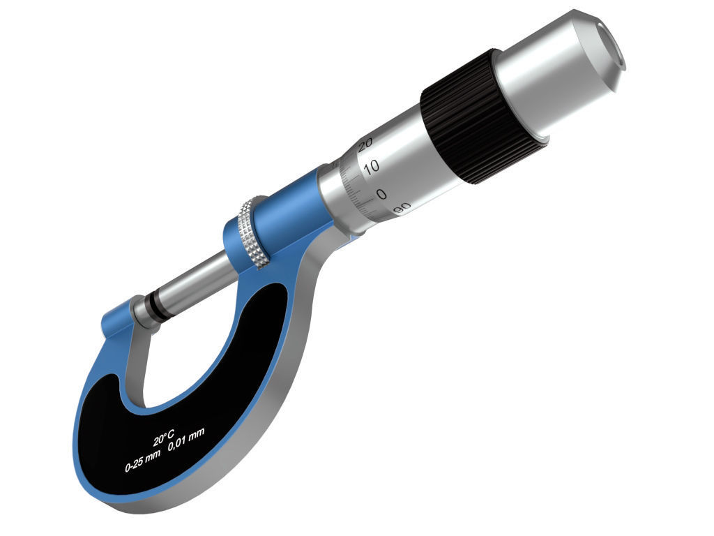 Micrometer 3D model_8