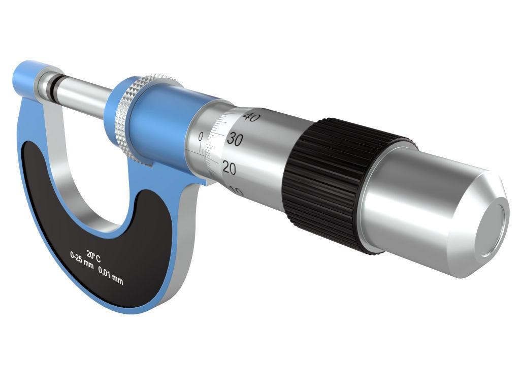 Micrometer 3D model_2