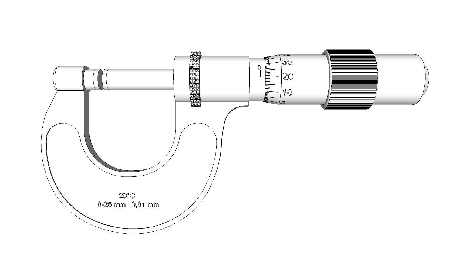 Micrometer 3D model_10