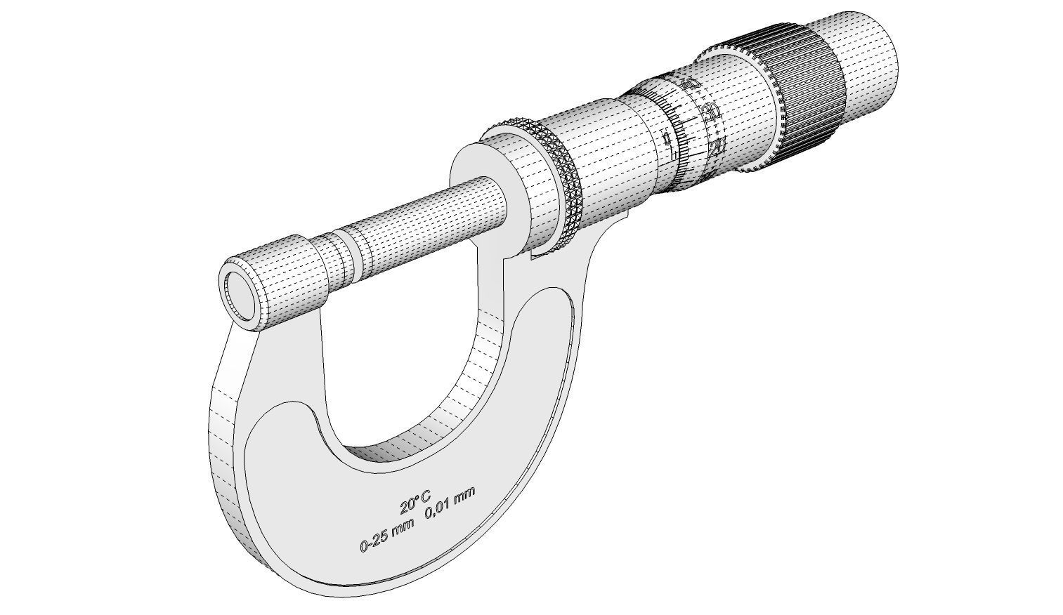 Micrometer 3D model_12
