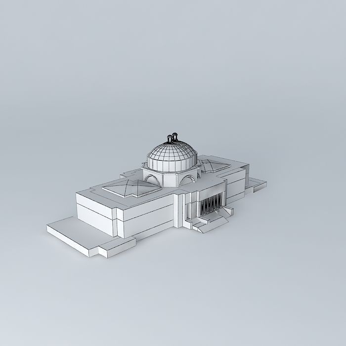 Capitol San Juan- San Juan  Puerto Rico Free 3D model_4