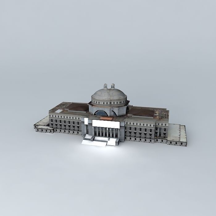 Capitol San Juan- San Juan  Puerto Rico Free 3D model_1