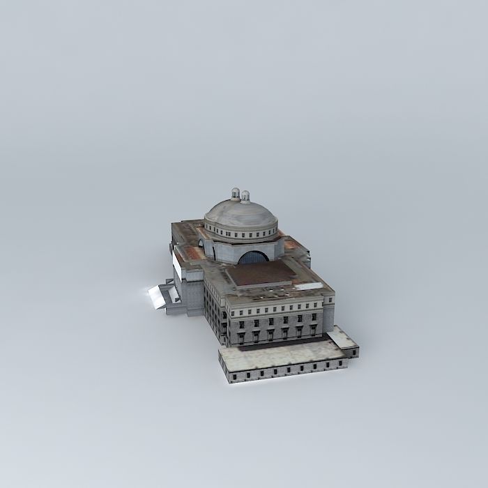 Capitol San Juan- San Juan  Puerto Rico Free 3D model_2