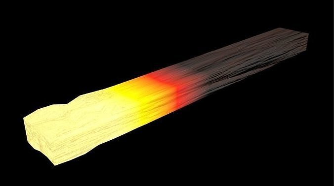 Heated Metal  Low-poly 3D model