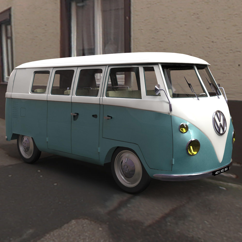 Volkswagen Combi Studio Max 3D model_8