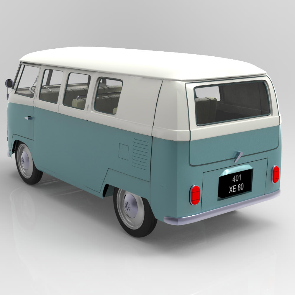 Volkswagen Combi Studio Max 3D model_5