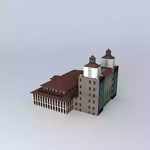 Federal Building Jose V Toledo  San Juan  Puerto Rico Free 3D model