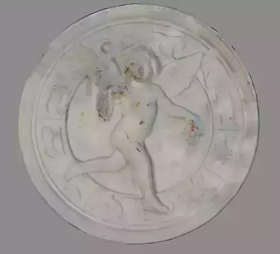 Bloody and Dirty reallife scanned ornament OBJ 3D model