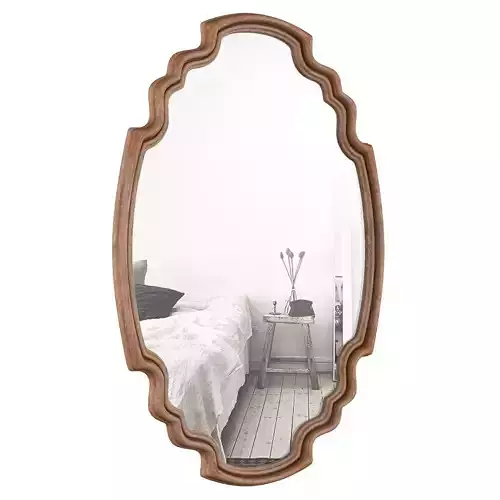 Wood Accent Mirror OAWY2973