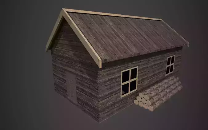 Simple wood house - 2 