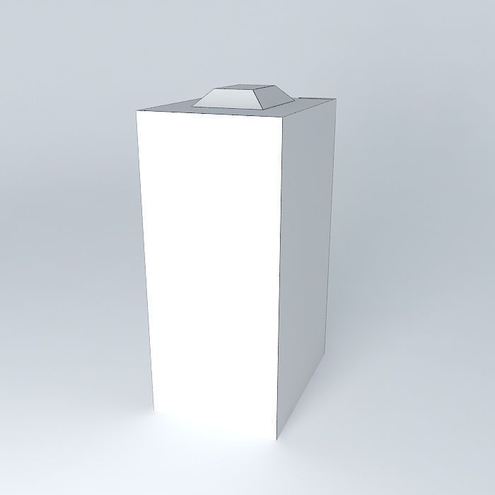 Building 1 in Anacoana  Santo Domingo  Dominican Republic Free 3D model_4