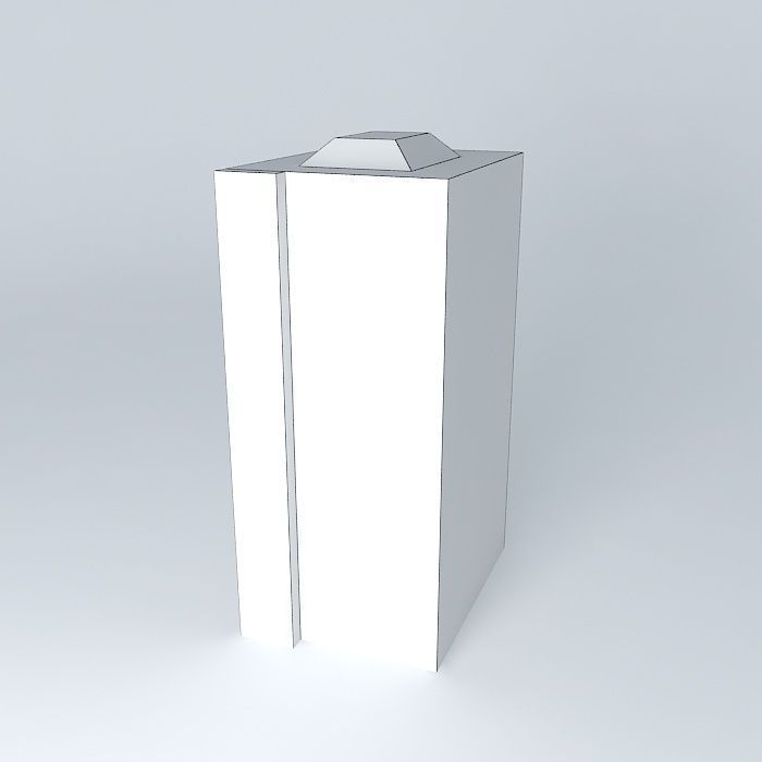 Building 1 in Anacoana  Santo Domingo  Dominican Republic Free 3D model_3