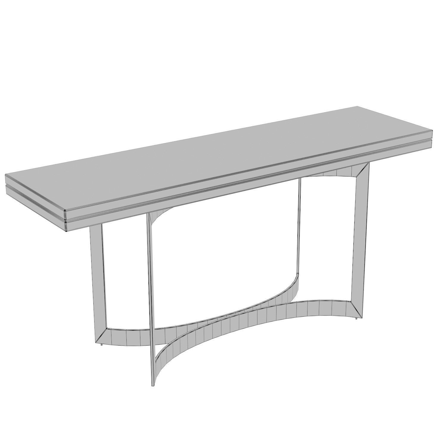 Longhi Fiordo console 3D model_2