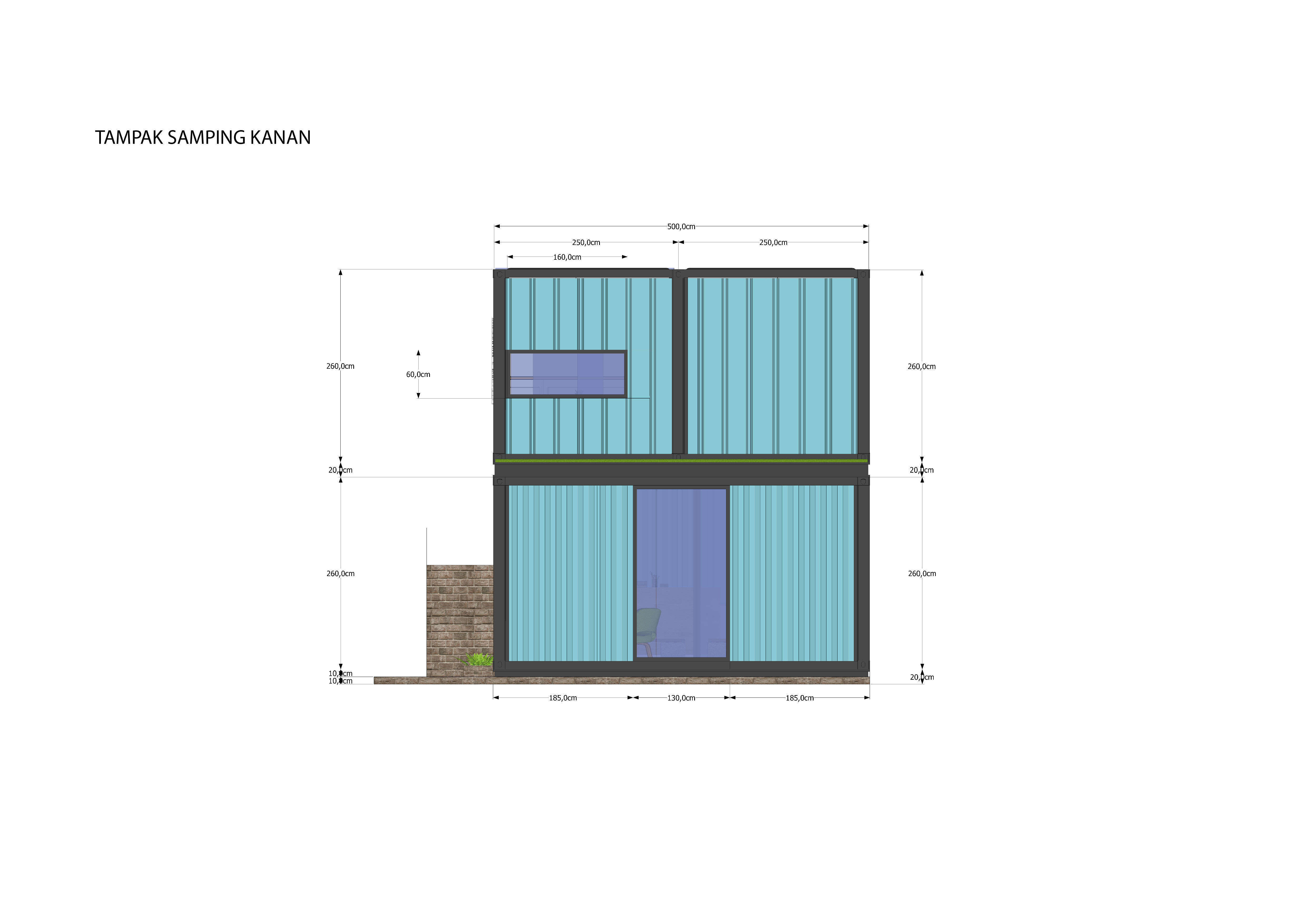 Container Cafe and Office - Not Include OBJ Files 3D model_4
