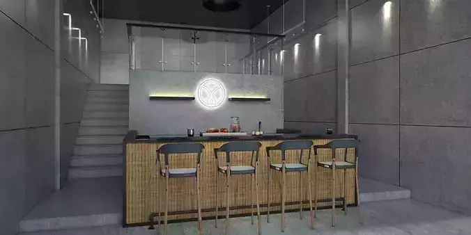 Booth Design 3D model