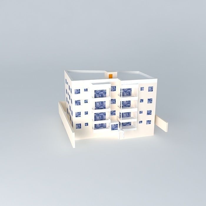 building eliezer Free 3D model_1