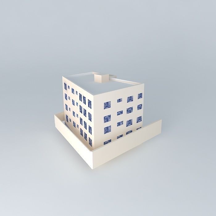 building eliezer Free 3D model_2