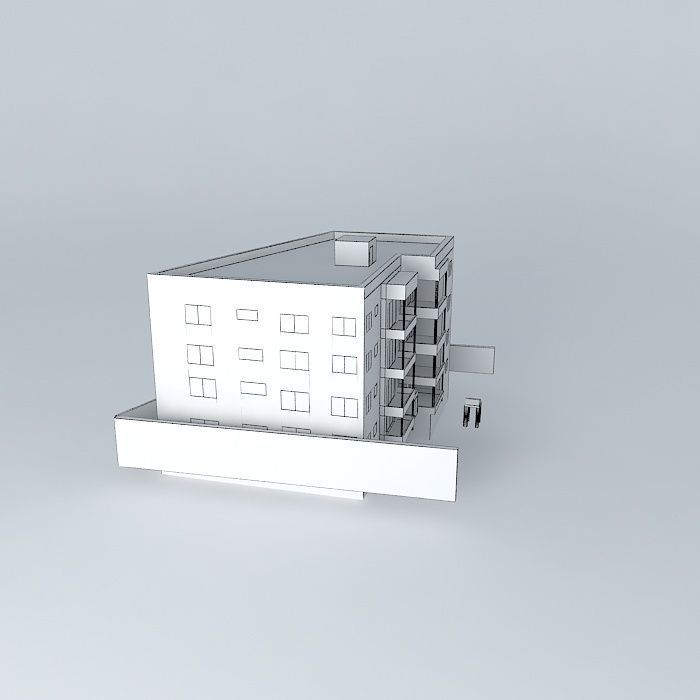building eliezer Free 3D model_4