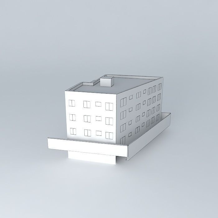 building eliezer Free 3D model_3