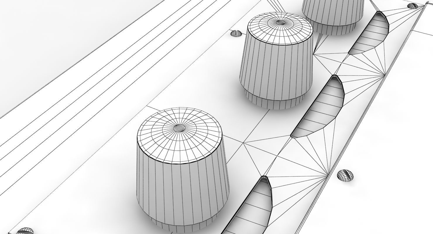 Mi-8MT Mi-17MT Central Panels Board English Low-poly 3D model_19